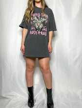 Load image into Gallery viewer, World Tour Pink &amp; Grey Leopard Graphic T-Shirt Dress
