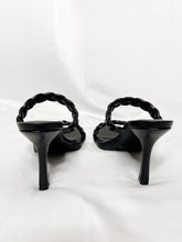 Load image into Gallery viewer, Catwalk Black Braided Double Strap High Heels
