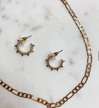Load image into Gallery viewer, On Point Metal Open Hoop Earrings
