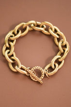 Load image into Gallery viewer, Feels Like Sunshine Gold Chunky Chain Link Bracelet
