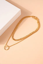 Load image into Gallery viewer, Level Up Triple Layered Chain Linked Necklace
