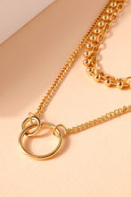 Load image into Gallery viewer, Level Up Triple Layered Chain Linked Necklace
