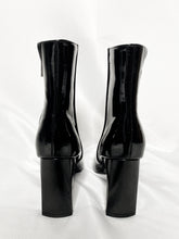 Load image into Gallery viewer, Making Moves Black Patent Booties
