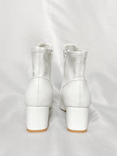 Load image into Gallery viewer, Pure At Heart White Pointed Toe Ankle Booties
